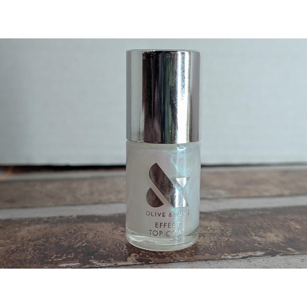 Olive & June Mermaid Effect Top Coat | Shimmer Long-Lasting Nail Polish | NEW